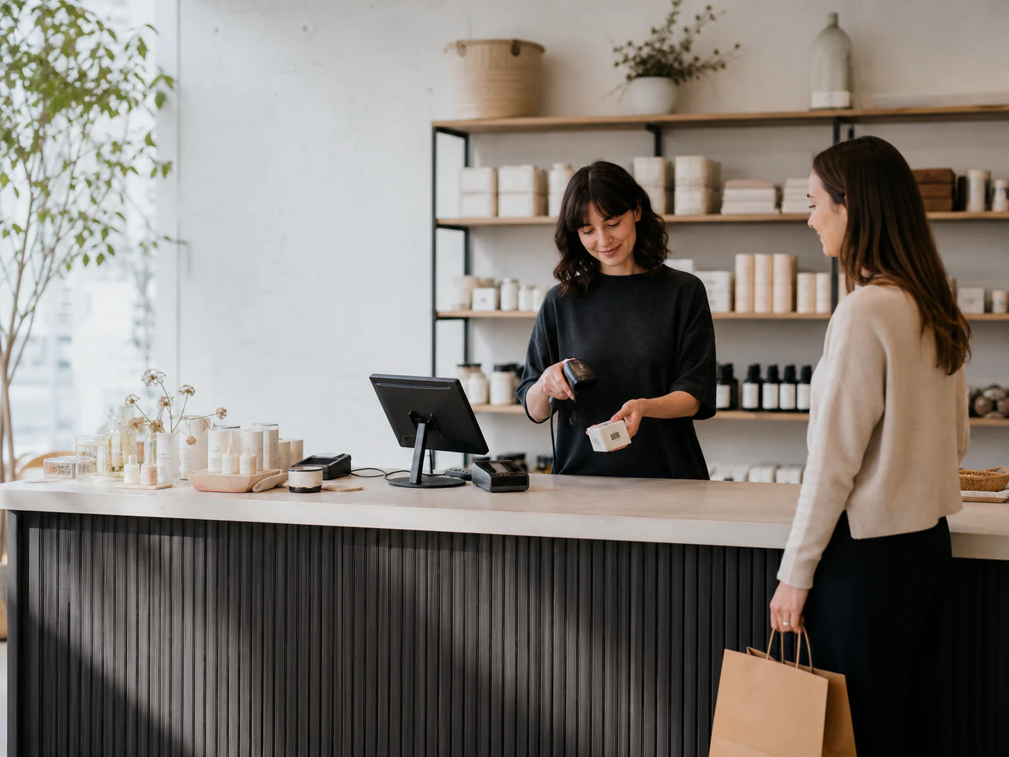 Retail checkout across in-store and online channels